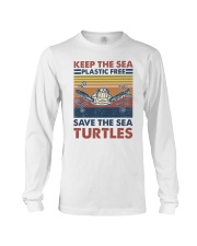 Retro Vintage Sea Turtle Long Sleeve Tee tile