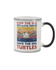 Retro Vintage Sea Turtle Color Changing Mug tile
