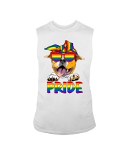 Pride LGBT Gay Be Lesbian Pitbull Funny Sleeveless Tee tile