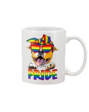 Pride LGBT Gay Be Lesbian Pitbull Funny Mug tile