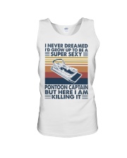 Super Sexy Pontoon Captain Unisex Tank tile