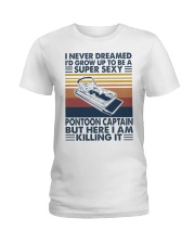 Super Sexy Pontoon Captain Ladies T-Shirt tile