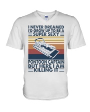 Super Sexy Pontoon Captain V-Neck T-Shirt tile