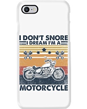 Retro I Don't Snore I Dream I'm A Motorcycle Phone Case tile
