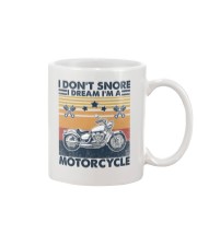 Retro I Don't Snore I Dream I'm A Motorcycle Mug tile