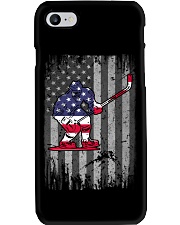 Hockey US Flag Back Phone Case tile