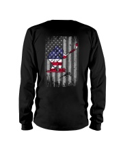 Hockey US Flag Back Long Sleeve Tee tile