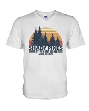 Shady Pines retirement home V-Neck T-Shirt tile