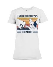 French Bulldog Best Dad Ever Premium Fit Ladies Tee tile