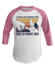 French Bulldog Best Dad Ever Baseball Tee tile