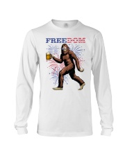 Bigfoot Freedom Independence Day 4th of July Long Sleeve Tee tile