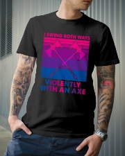 LGBTQ Pride I Swing Both Ways Violently Classic T-Shirt lifestyle-mens-crewneck-front-6