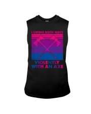 LGBTQ Pride I Swing Both Ways Violently Sleeveless Tee tile