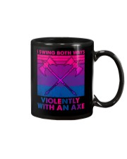 LGBTQ Pride I Swing Both Ways Violently Mug tile