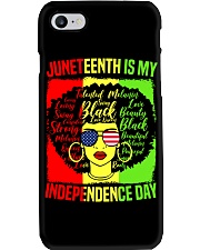 Juneteenth is my independence day Phone Case tile