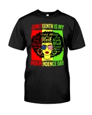 Juneteenth is my independence day Premium Fit Mens Tee tile