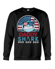 Vintage Daddy shark doo Crewneck Sweatshirt tile
