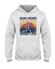 Run More Worry Less Hooded Sweatshirt tile