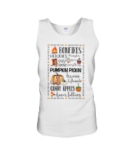 I love fall most of all Unisex Tank tile
