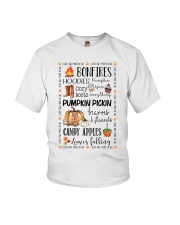 I love fall most of all Youth T-Shirt tile