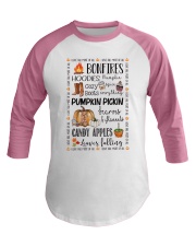 I love fall most of all Baseball Tee tile