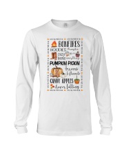 I love fall most of all Long Sleeve Tee tile