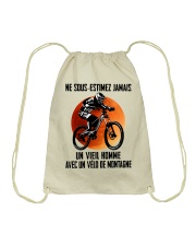 Never underestimate Drawstring Bag tile