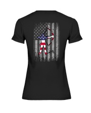 Archery US Flag Back Premium Fit Ladies Tee tile