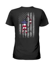 Archery US Flag Back Ladies T-Shirt tile