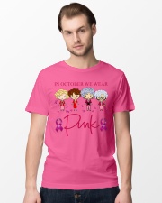 In October We Wear Pink Classic T-Shirt lifestyle-mens-crewneck-front-15