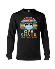 Vintage Opa shark doo Long Sleeve Tee tile