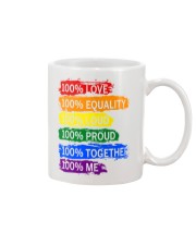 100 percent Pride LGBT Rainbow Gay Lesbian Mug tile