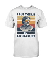 I Put The Lit In Literature Louisa May Alcott Classic T-Shirt front