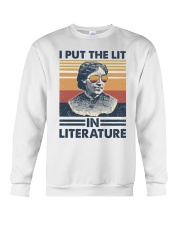 I Put The Lit In Literature Louisa May Alcott Crewneck Sweatshirt tile