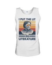 I Put The Lit In Literature Louisa May Alcott Unisex Tank tile