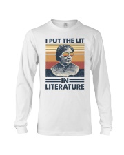 I Put The Lit In Literature Louisa May Alcott Long Sleeve Tee tile