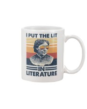 I Put The Lit In Literature Louisa May Alcott Mug tile