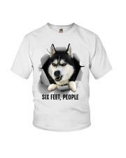 Husky Six feet people Youth T-Shirt tile