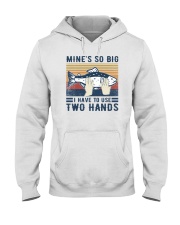 Mine's so big I have to use two hands Hooded Sweatshirt tile