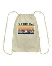I'm A Simple Woman Drawstring Bag tile