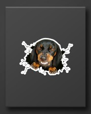 Funny dog breaking glass Sticker - Single (Horizontal) aos-sticker-single-horizontal-lifestyle-front-08
