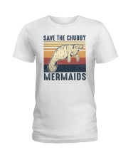 Save the chubby unicorn Ladies T-Shirt tile
