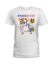 Unicorn US Freedom Ladies T-Shirt tile