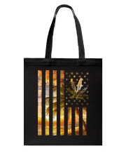 420 US flag Tote Bag tile