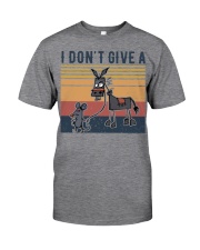 Retro I don't give a Rats Ass Classic T-Shirt front