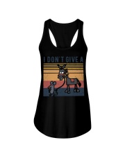 Retro I don't give a Rats Ass Ladies Flowy Tank tile