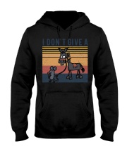 Retro I don't give a Rats Ass Hooded Sweatshirt tile