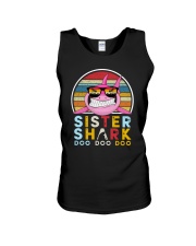 Vintage Sister shark doo Unisex Tank tile