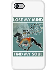 Horse ridding lose my mind find my soul Phone Case tile