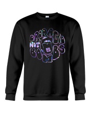 Drop Acid Not Bombs Hologram Crewneck Sweatshirt tile